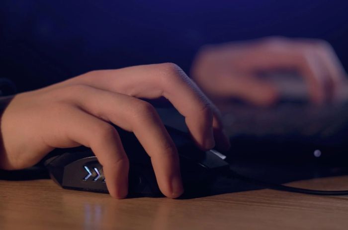 Computer mouse user